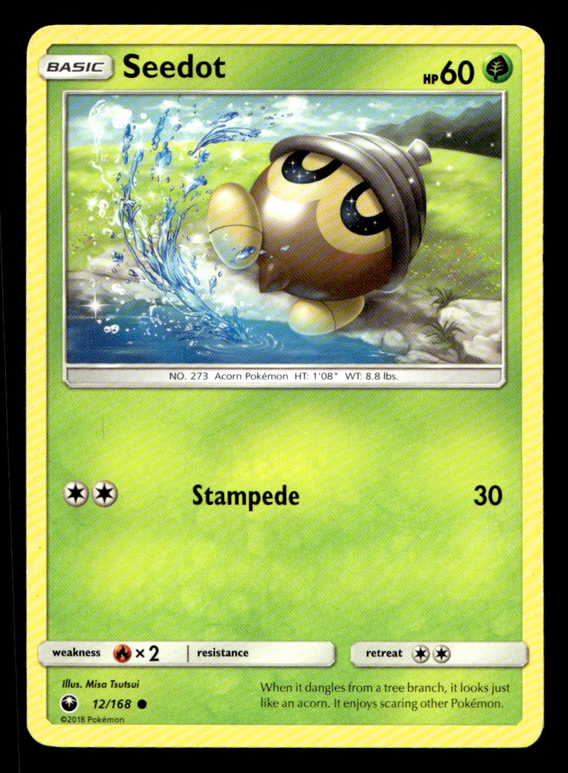 Seedot #12/168 Pokémon TCG Single Card