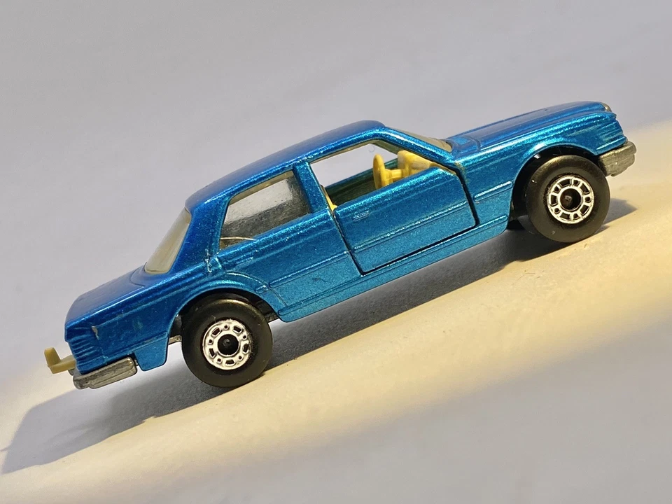 Matchbox🔥Superfast 1979 Mercedes 450 SEL 1:64 casi nuevo/como nuevo hecho en Inglaterra Foto 4 de 4