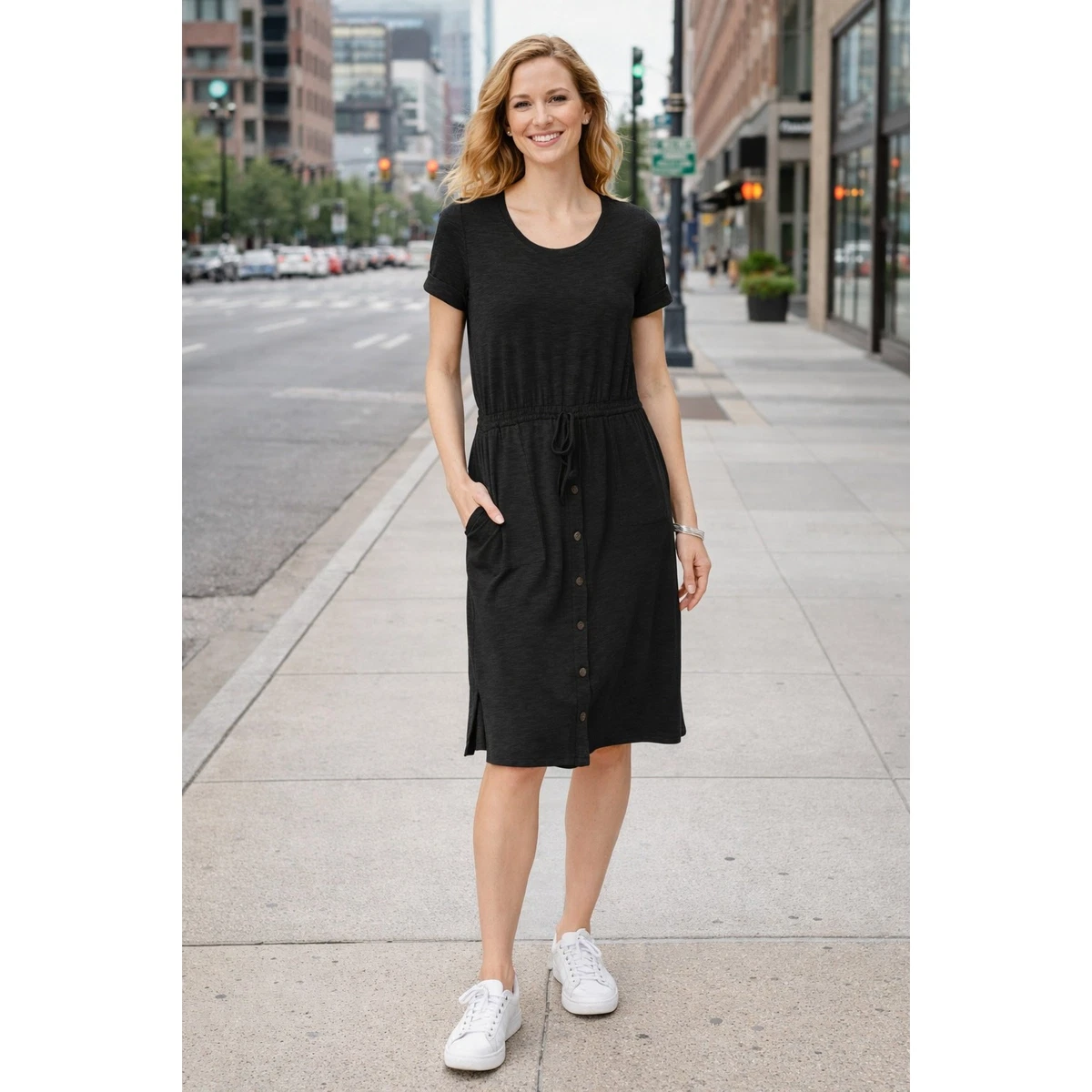J. Jill Cotton Short Sleeve Dresses for Women for sale | eBay