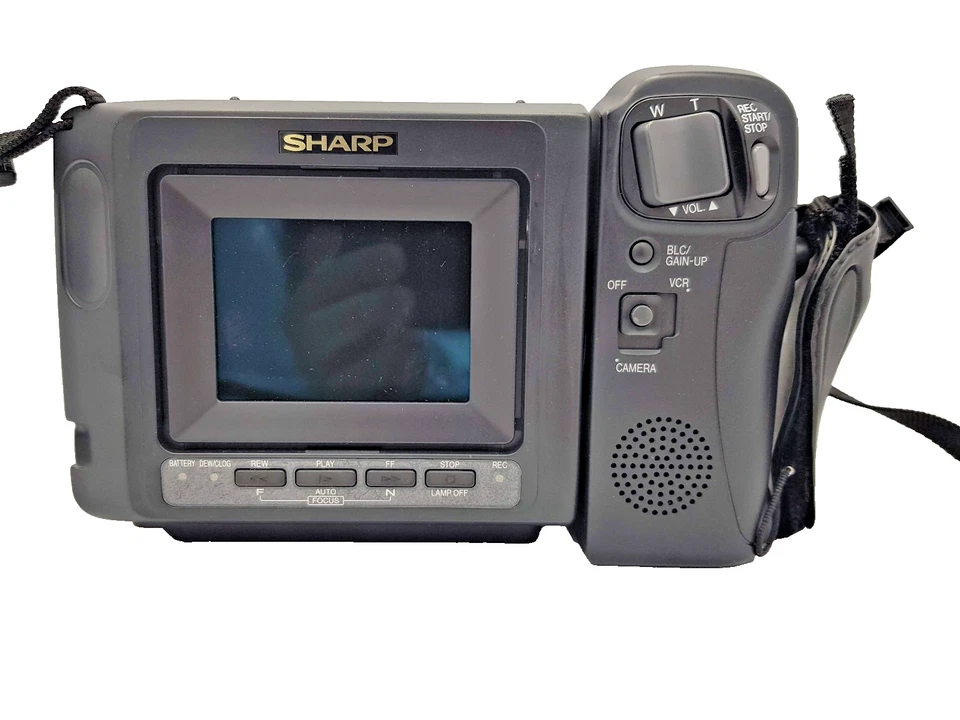 SHARP VL-E34H PAL 8mm Video 8 Camera Camcorder Recorder VideoCam Vintage Silver - Image 3 of 4