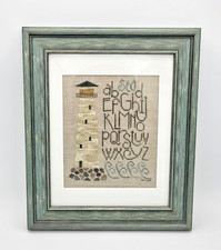 Framed Bent Creek The Lighthouse Cross Stitch...