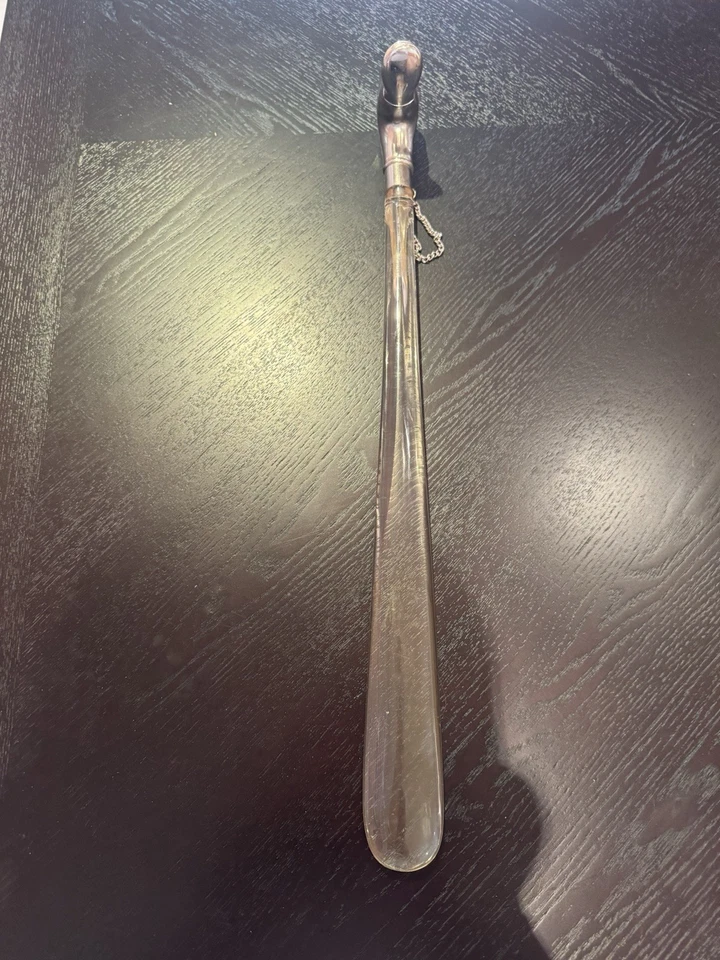 Zapatero Cabeza de Pato Vintage Metal y Plástico 20" Largo Foto 3 de 4