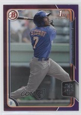 2015 Bowman Prospects Purple 25/250 Champ Stuart #BP59 3q5