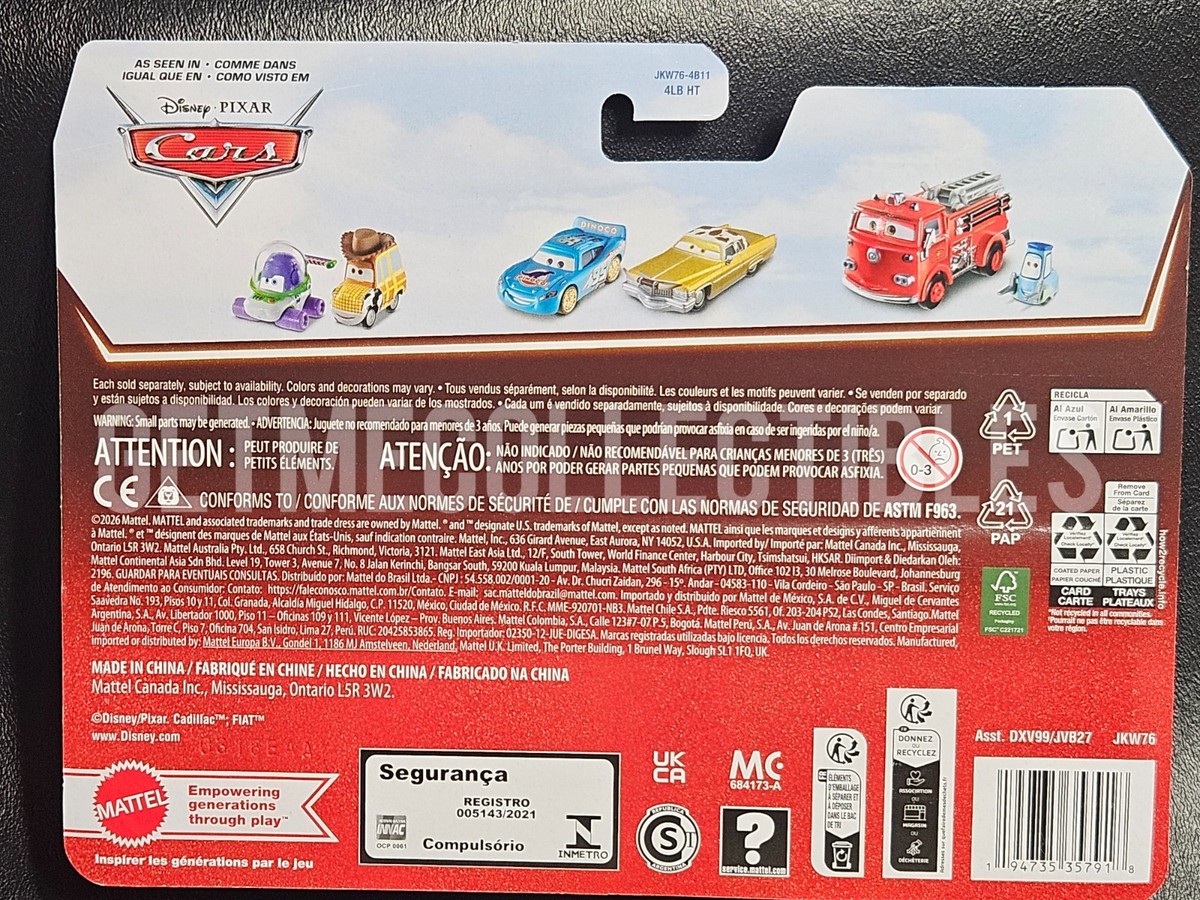 DISNEY PIXAR CARS 20th AE MADDY MCGEAR LIGHTNING MCQUEEN 2026 2