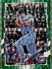 2021 Topps #470 Mitch Garver Green #/499