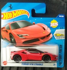 Hot Wheels Ferrari SF90 Stradale 2025 1:64 Short Card Case J