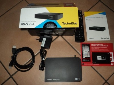 1 TECHNISAT HD-S 224+ SAT RECEIVER incl. HD+Karte für 6 Monate