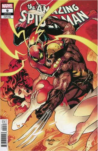 AMAZING SPIDER-MAN #9 PATRICK GLEASON | MARY JANE, SPIDERMAN, WOLVERINE 1