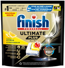 Finish Ultimate Plus Parfum Geschirrspülkapseln für Spülmaschine, 25 Kapseln