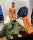 New ListingMATTEL KEN DOLL 1088-0500 2 VINTAGE 1968 HONG KONG WITH CLOTHES & HATS -L@@@@@K