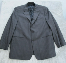 Brooks Brothers 346 Jacket Men's 45R Gray Striped Wool Blazer Sport Coat