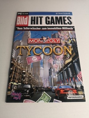 Monopoly Tycoon - PC Spielanleitung Booklet Gebraucht