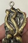 Vintage 1992 YAACOV HELLER Pewter ADAM & EVE MEZUZAH Gold Silver Etched JUDAICA — photo 6