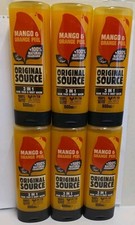 original source shower gel 3in1  500ml mango & orange peel x 6 bottles
