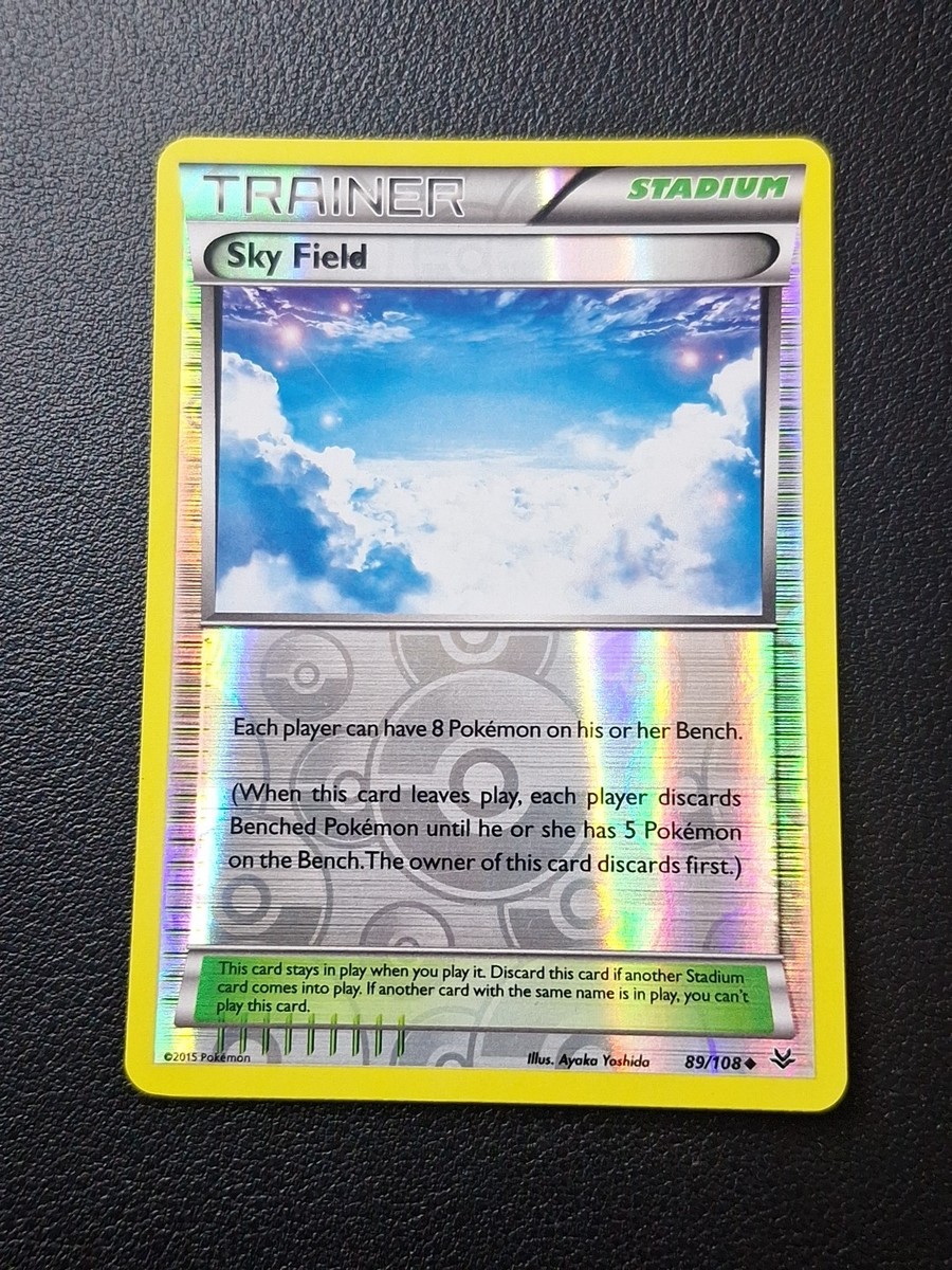 Pokémon TCG Sky Field 89/108 Roaring Skies Reverse Holo Lightly