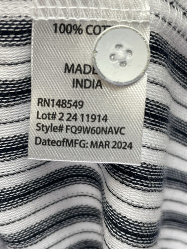 Free Planet Lost in Paradise Mens XL White/Grey Button Up Shirt (B21) NW/OTs - Picture 3 of 5