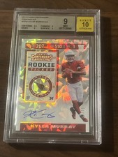 Kyler Murray 2019 Contenders Cracked Ice Auto 101A 7/23 Bgs 9