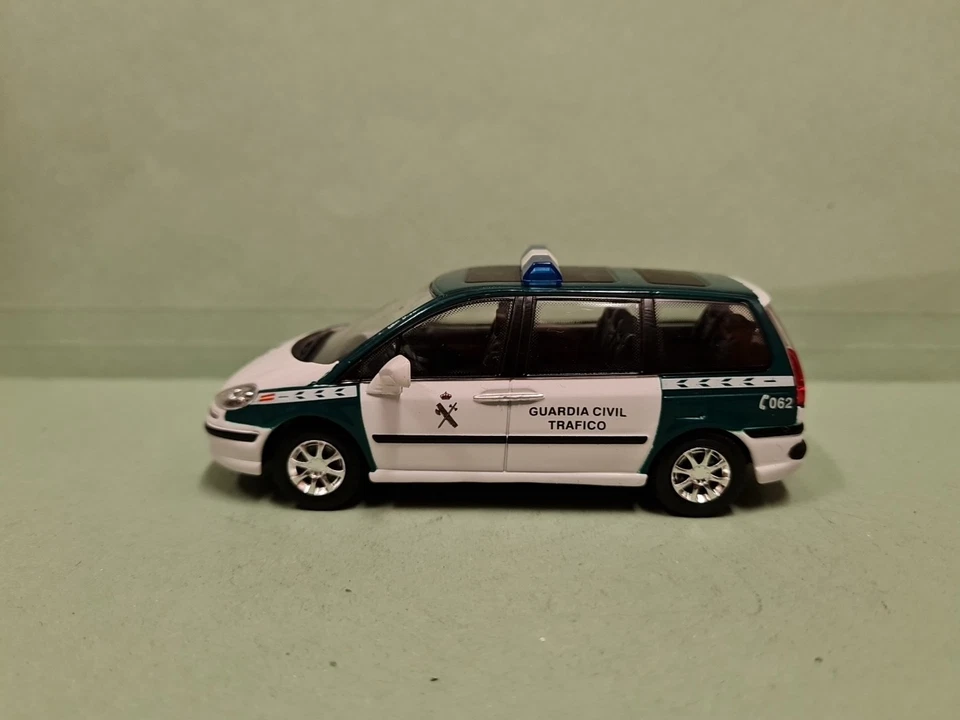 HONGWELL PEUGEOT 807 GUARDIA CIVIL TRAFICO SPAIN SPAGNA SCALA 1:43 - Immagine 2 di 4