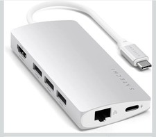 Image of SATECHI 8 In 1 Usb C Hub 4K HDMI 3 USB Ports SD/TF .Brand New .