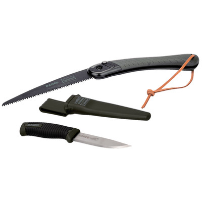 Bahco LAP-KNIFE Folding Saw and Knife - Laplander Set w/ Handle