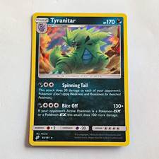Pokemon TCG Tyranitar 85/181 Sm-Team Up Holo Rare (EN) 170 HP on eBay