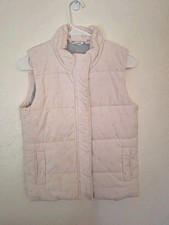 Country Road Child Girls' Sleeveless Vest Pink Corduroy Stars Padded Size 10-11