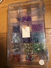 Kids Plastic Beads Assorted Colors And Shapes Lot