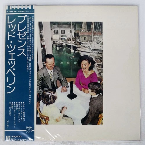 LED ZEPPELIN PRESENCE SWAN SONG P10160N Japan OBI VINYL LP