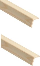 Pine Wood Cushion Corner Angle Edge Trim Timber 21x21 - 1.2m x 6 Total 7.2 Meter
