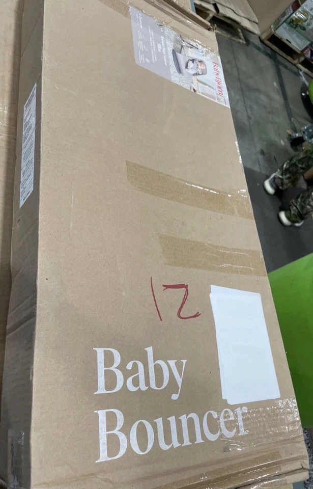 BabyBjörn Cotton Bouncer Bliss - Gris arena Foto 3 de 3