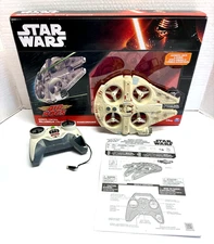 A1 Star Wars Remote Controll Millenium Falcon Quad WORKS Air Hoggs Spin Masters