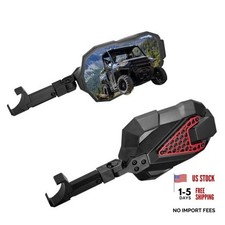 UTV Pro-Fit Side Mirrors, UTV Rear View Mirror Compatible with Polaris Ranger