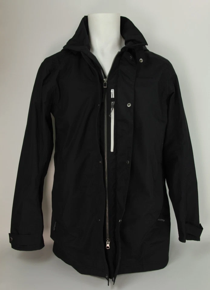 Abrigo impermeable negro para hombre Didrikson1913 Storm System talla XL artículo Foto 2 de 4