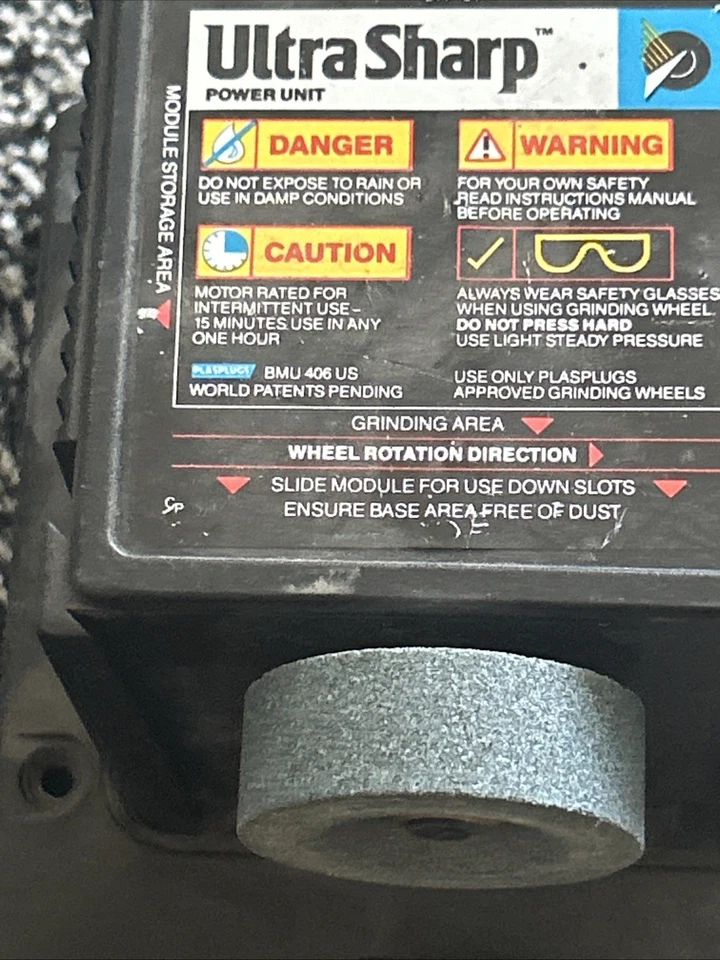 PLASPLUGS Drill Bit Sharpener w/ Assorted Guides - - Image 2 of 4