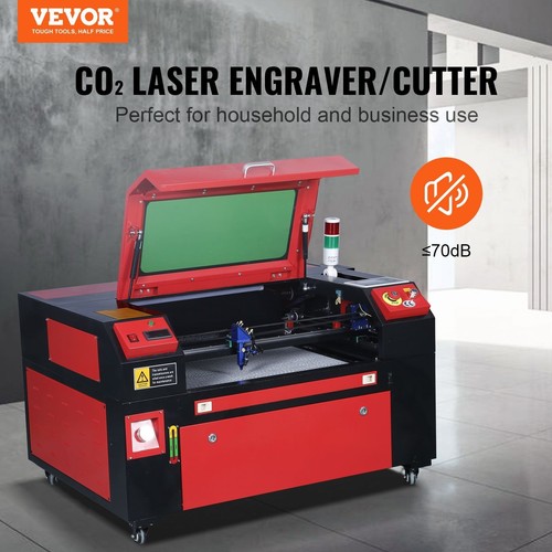 60W CO2 Laser Engraver with 0.4x0.6 m Workbed for Versatile Material Use - Picture 2 of 6