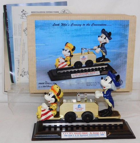 Pride Lines 1111 Mickey & Minnie Mouse Handcar Valley Forge TCA läuft Disney O | Zustand: Used