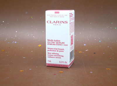 Clarins Multi-Active Glow Serum 7mL / 0.2 Fl Oz NEW DELUXE SAMPLE IN BOX