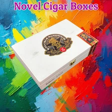 Guy Fieri Knuckle Sandwich Connecticut Robusto Empty Wooden Cigar Box 9x6x2 (1)