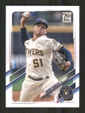 2021 Topps Update #US165 Freddy Peralta Milwaukee Brewers 41856