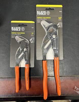 Klein Tools D53110 & D5317 Compact Plier Wrench, 7&10-Inch New!