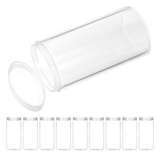 10 Pcs Storage Tubs Clear Tubes Collecting Supplies