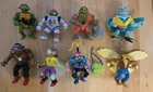 Vintage TMNT Lot of 8 Action Figures & Accessories Teenage Mutant Ninja Turtles