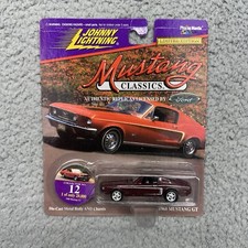 Johnny Lightning 1968 Mustang Gt Mustang Classics 164 Die-cast Metal Car 231-02 Johnny Lightning 1968 Mustang Gt Mustang Classics 164 Die-cast Metal Car 231-02