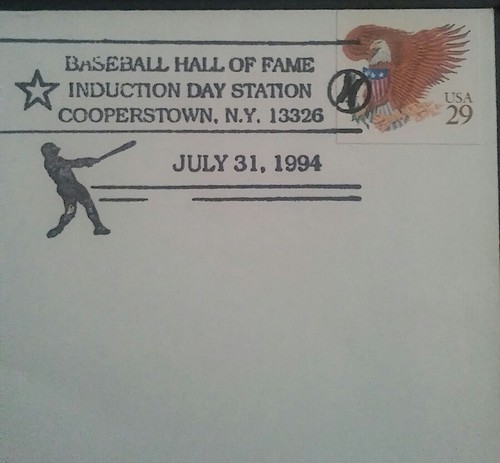 STAMP COVER. . STEVE CARLTON.. JULY 31 1994. . 29 CENT STAMP - Picture 4 of 4