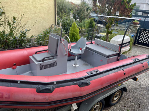 RIB Schlauchboot 530 x 256 cm ZODIAC PRO 530 + Anhänger, Außenborder 120PS - Bild 4 von 24