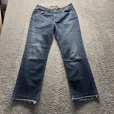 PPD Jeans Mens 32x30 Blue Medium Wash Cotton Doheny Straight Baggy Denim