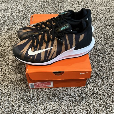 NikeCourt Air Zoom Zero HC Safari Tiger Wheat/Metallic Men s Size 10.5 New RARE