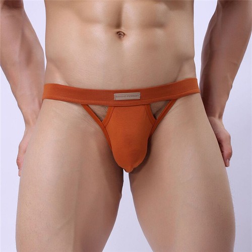 3Pack Male Jockstraps Men's Sexy Thongs Briefs Double D G String Gay Underwear - Picture 15 of 16