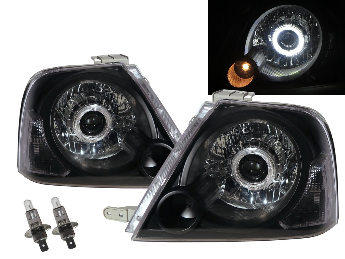 Grand Vitara XL-7 04-06 SUV 5D Guide LED Angel-Eye Headlight BK
