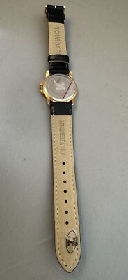 Gold-Tone Tourneau Pegasus Limited Edition Watch with a Black Leather Band & Box s-l400.jpg main image 3